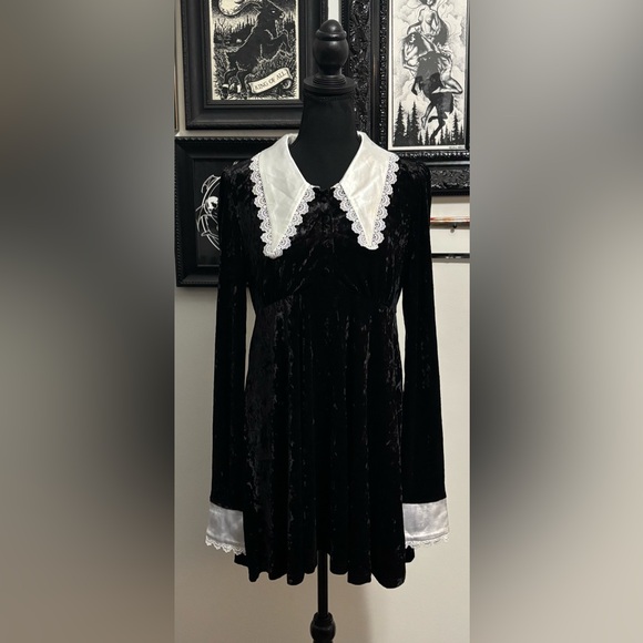 NWT Dolls Kill / Widow Casting Charms Babydoll Dress - Picture 1 of 7